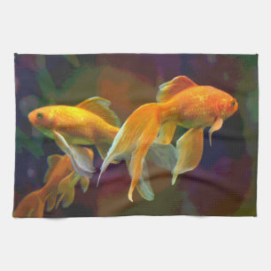 Toalla oscura del Goldfish