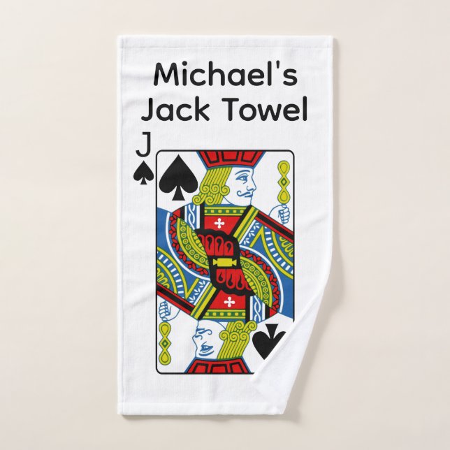 Toalla Personalizada Divertida Jack (Toalla de mano)