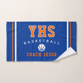Toalla personalizada para entrenador de baloncesto