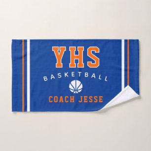 Toalla personalizada para entrenador de baloncesto