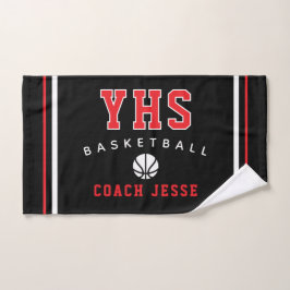 Toalla personalizada para entrenador de baloncesto