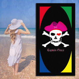 Toalla pirata, vacaciones del capitán "Grace", col