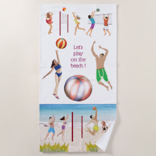 Toalla playa de voleibol playa
