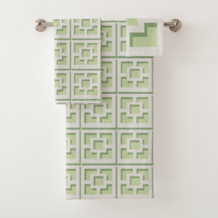 Toalla retro verde