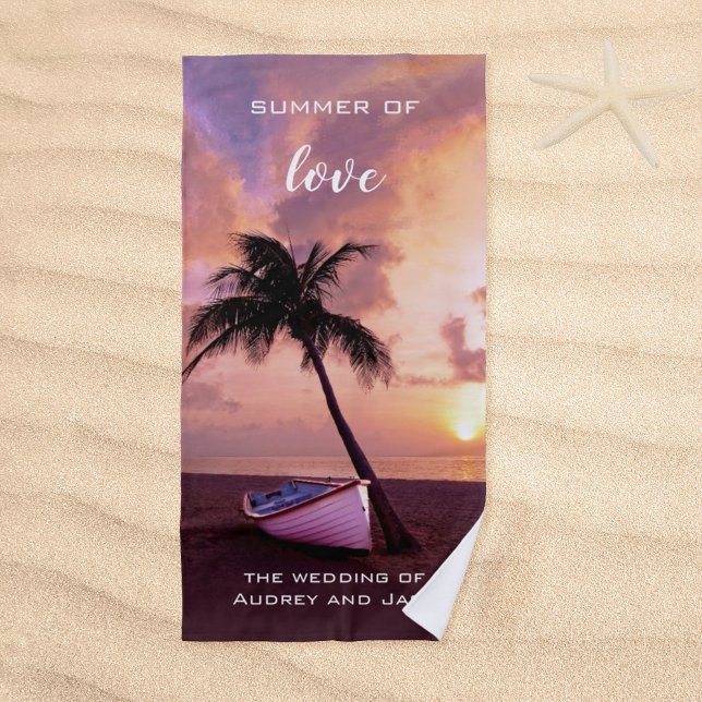 Toalla Romántica Tropical Beach Sunset (Subido por el creador)