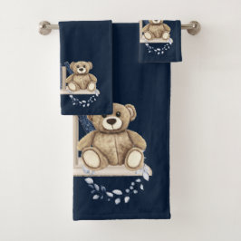 Toalla Set Book Nook y Teddy Bear