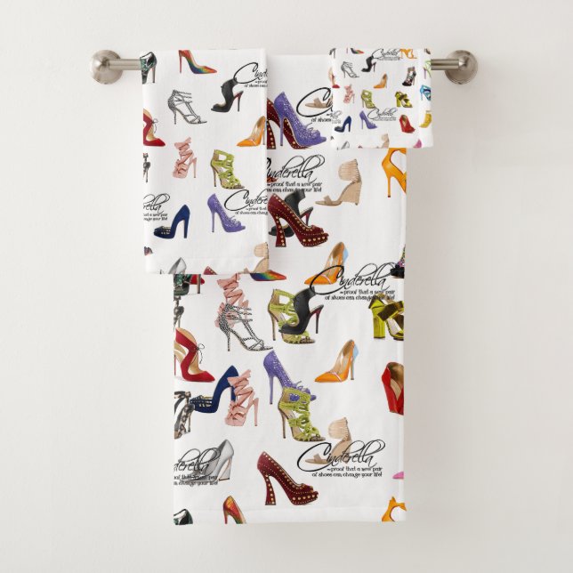 Toalla Set Cinderella Cita Calzado Tos Bombas (In situ)