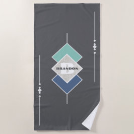 Toalla Taupe Elegante Personalizada