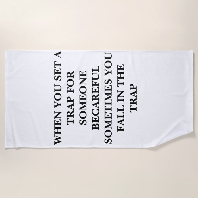 Toalla TRAP Beach (Anverso)