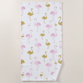 Toalla tropical Flamingo Beach