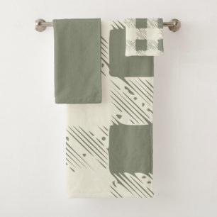 Toalla verde oliva