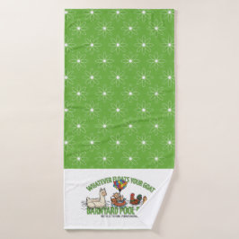 Toalla Verde Whatever Floats Your Goat Daisy