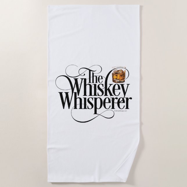 Toalla Whiskey Whisperer Beach (Anverso)