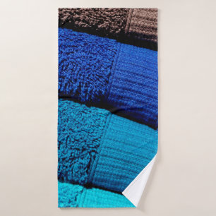 Toallas azul turquesa gris