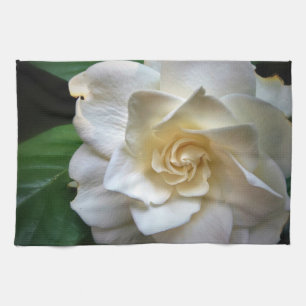 Toallas blancas de la flor del Gardenia