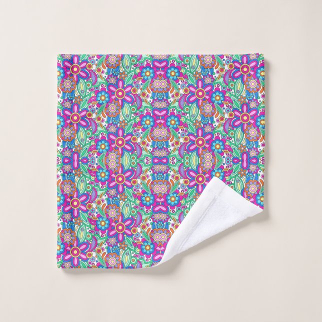 Toallas coloridas con estampados (Toallita)