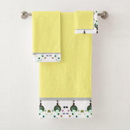 Toallas De Baño Amarillas Set