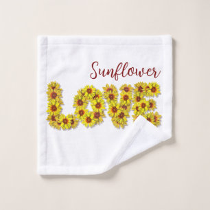 Toallas de baño Amor de Girasoles