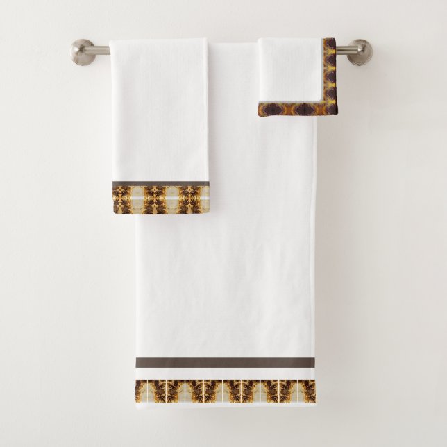 Toallas De Baño Blancas Elegantes (In situ)