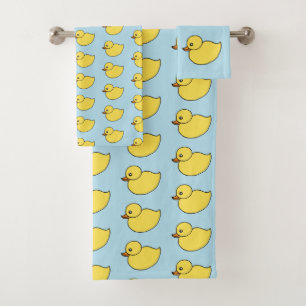 Toallas de baño conjunto Pato Amarillo