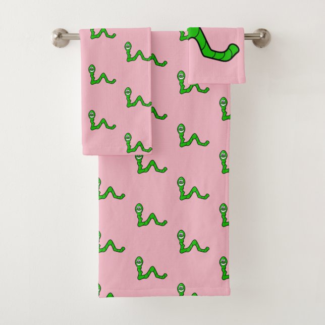 Toallas de baño Conjuntos de gusanos (In situ)