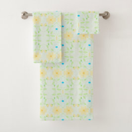 Toallas de baño de flores de bonito