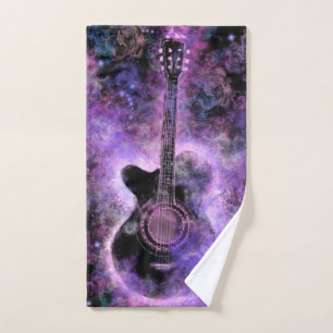 Toallas de baño de guitarra musical