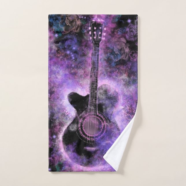 Toallas de baño de guitarra musical (Toalla de mano)