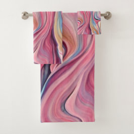 Toallas De Baño De Oro Rosado Set