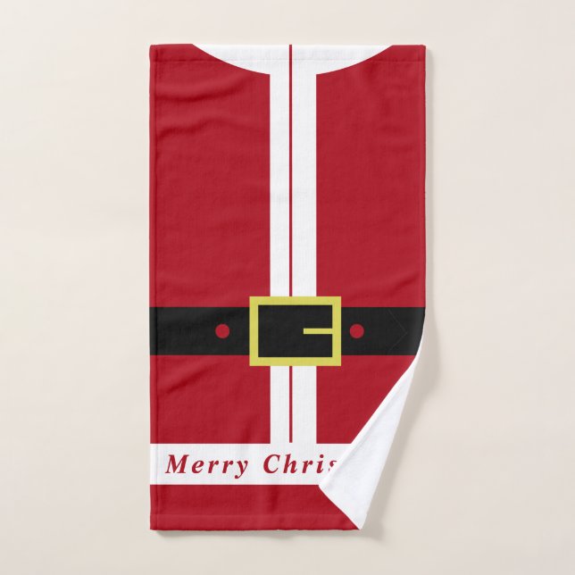 Toallas de baño de Papá Noel (Toalla de mano)