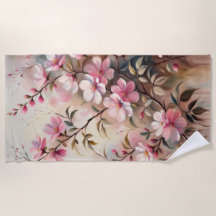 Toallas De Baño De Rama De Baño Rosado