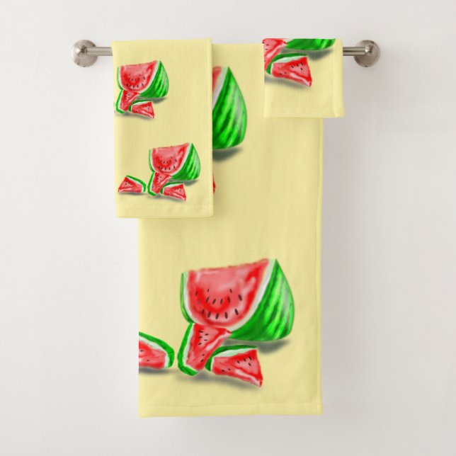 Toallas de baño de sandía - Elegir color (In situ)