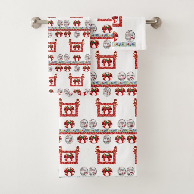 Toallas de baño Navidades (In situ)