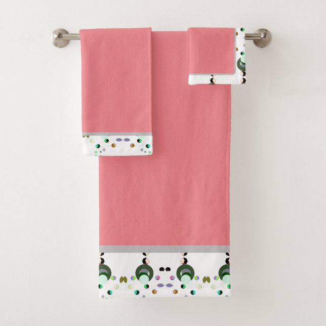 Toallas De Baño Rosa (In situ)