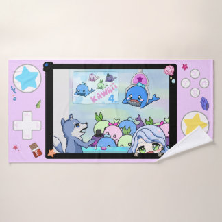 Toallas de baño rosadas