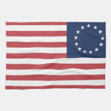 Toallas de bar/cocina con bandera Betsy Ross
