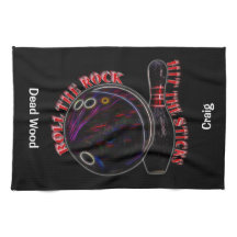 Toallas de boliche para el equipo de rock