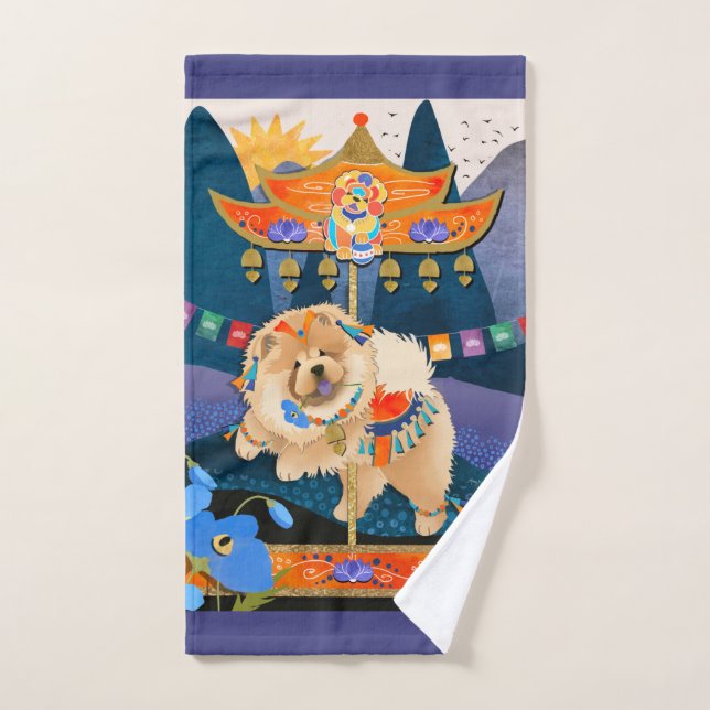 Toallas de CARNAVAL ZEN y trapo de lavado (Toalla de mano)