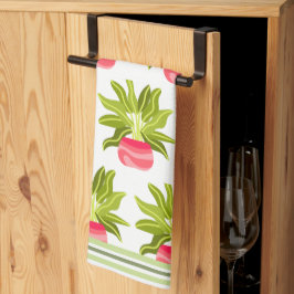 Toallas de cocina a rayas de vómito de vegetación