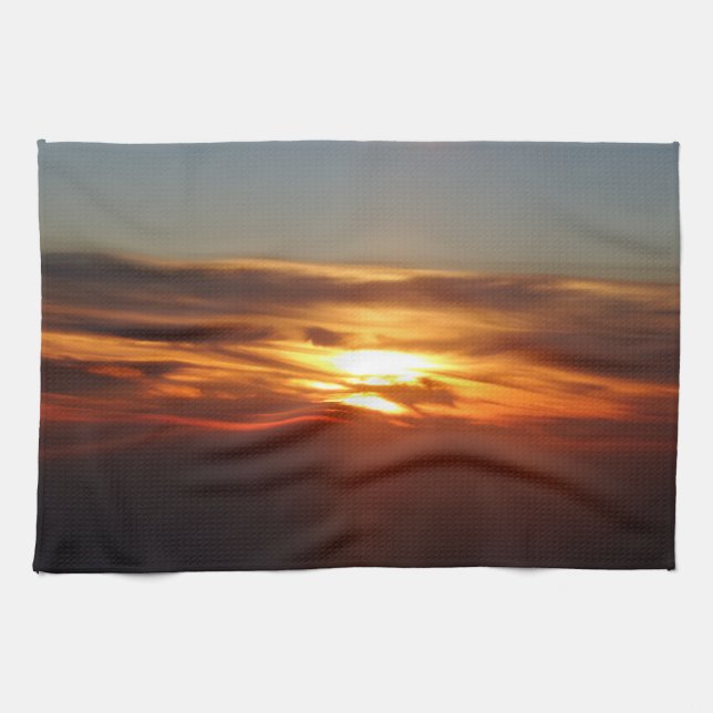 Toallas de cocina al atardecer (Horizontal)