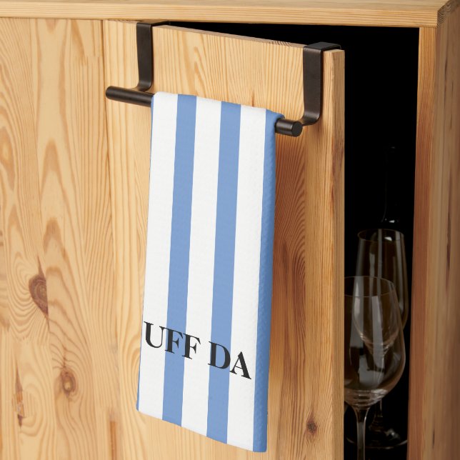 Toallas de cocina azul Uff Da Dusty (Pliegue de tercios)