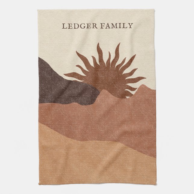 Toallas de cocina Boho Terracotta (Vertical)