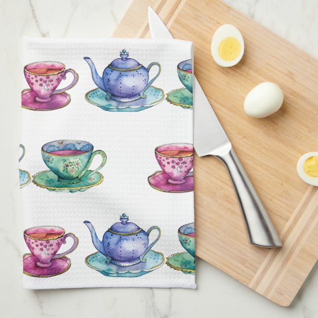 Toallas de cocina bonitas (Doblado Cuarto)