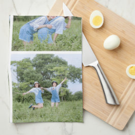 Toallas de Cocina con Collage de 6 Fotos Personali