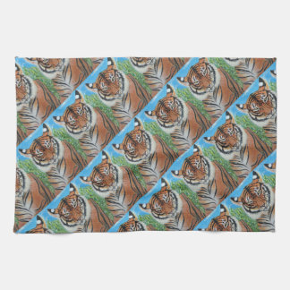 Toallas de cocina con estampado de tigre de Bengal