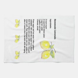 Toallas de cocina con receta hecha en casa de la