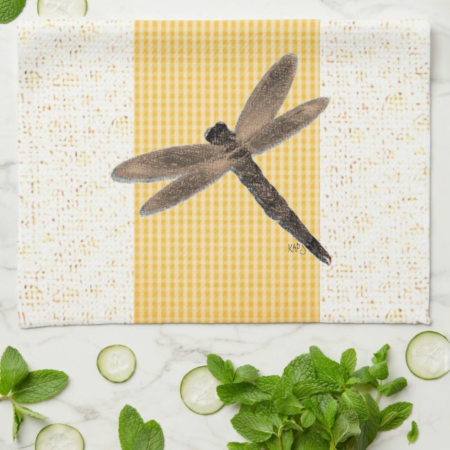 Toallas de cocina de arte digital con diseño de li (Doblado)
