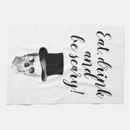 toallas de cocina de cráneo