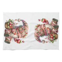 Toallas de cocina de fresa de Gnome