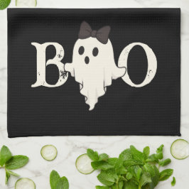 Toallas de cocina de Halloween - Fantasma "Boo" co